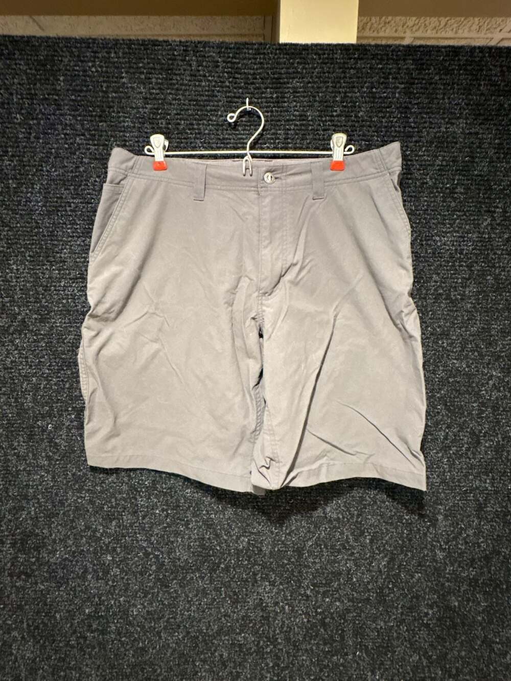 Patagonia Men's Performance Hybrid Walk Shorts Gray Sz. 34